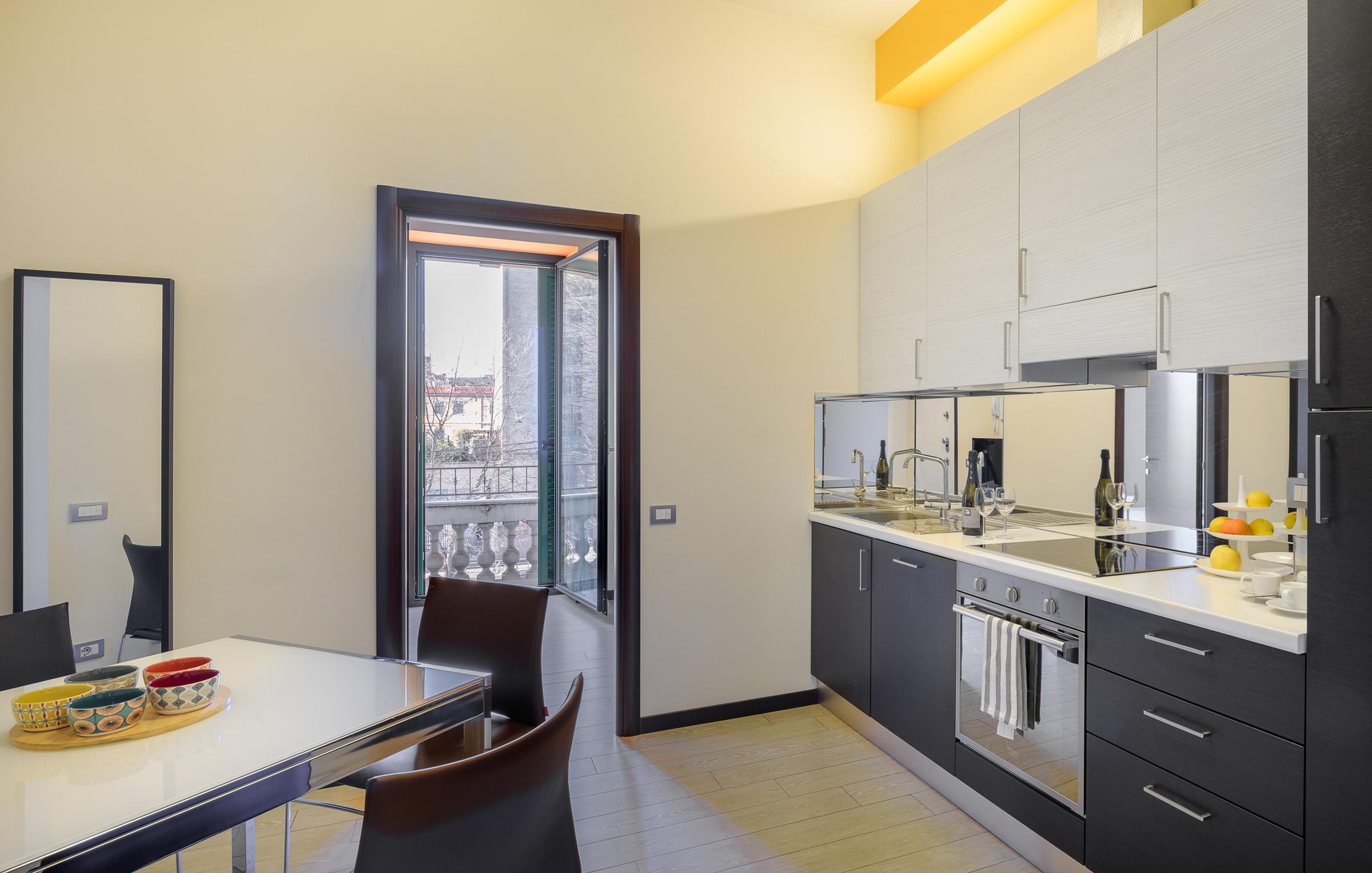 Gli appartamenti a Milano di Residenza Porta Volta hanno vista su Milano
